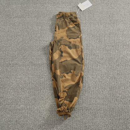 Men's cargo pants with stylish camouflage design featuring an elastic waistband and practical pockets Chic and Style