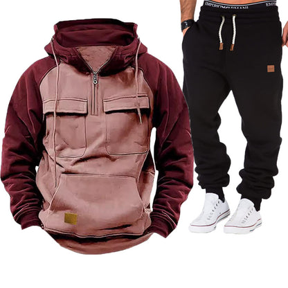 Functional sweater for men with practical pockets Chic and Style