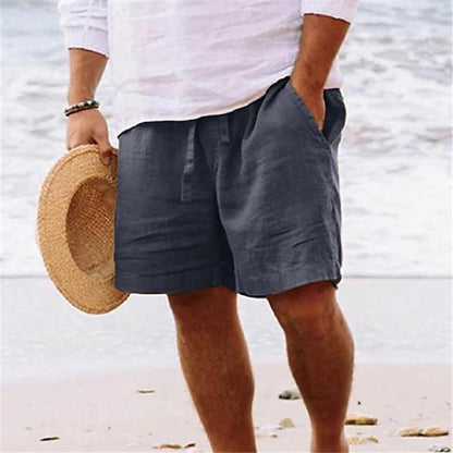 Pantalons de loisirs légers pour hommes en lin respirant Chic und Stil