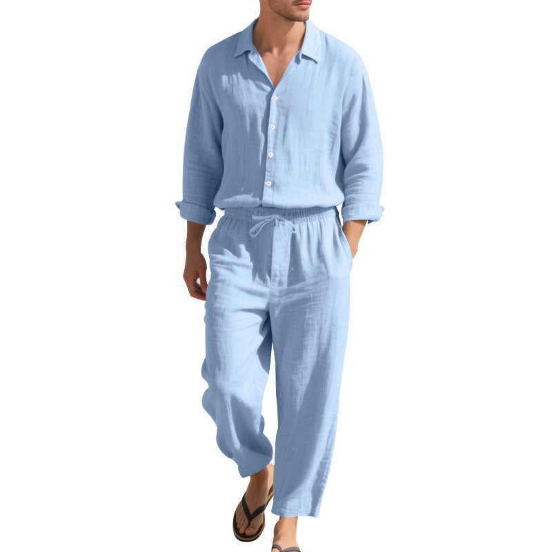 Costume décontracté pour hommes avec haut et pantalon élastique Chic und Stil