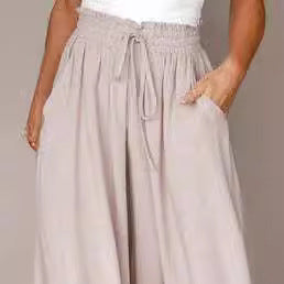 Women Wide Fluid Pants Chic and Style