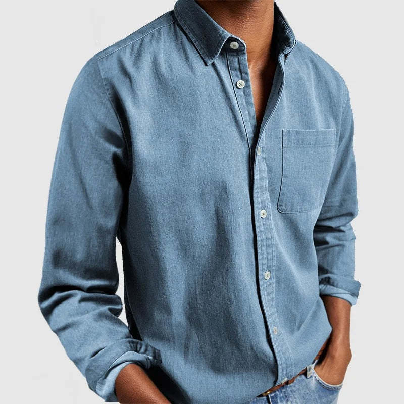 Chemise décontractée pour hommes en tissu coton léger Chic und Stil