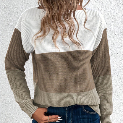 Pull en tricot décontracté pour femme Chic und Stil