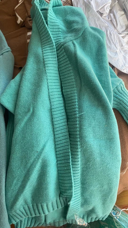 Dames Pull en tricot décontracté avec devant ouvert et fine texture Chic und Stil