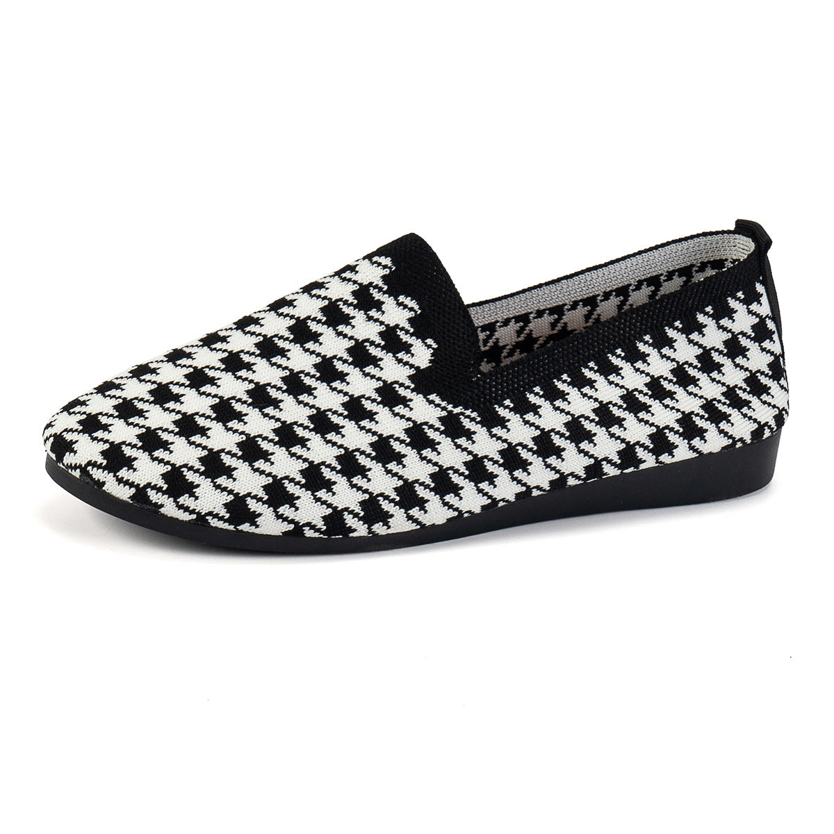 Baskets Slip-On pour femmes avec un motif pied-de-poule innovant et une semelle intérieure flexible Chic und Stil