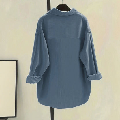 Chemise oversize décontractée pour femmes avec de larges rayures Chic und Stil