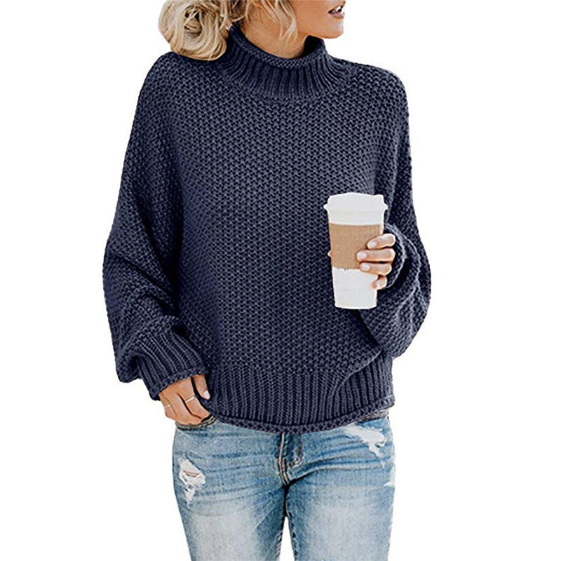 Dames Grand Pull en Tricot Chic und Stil