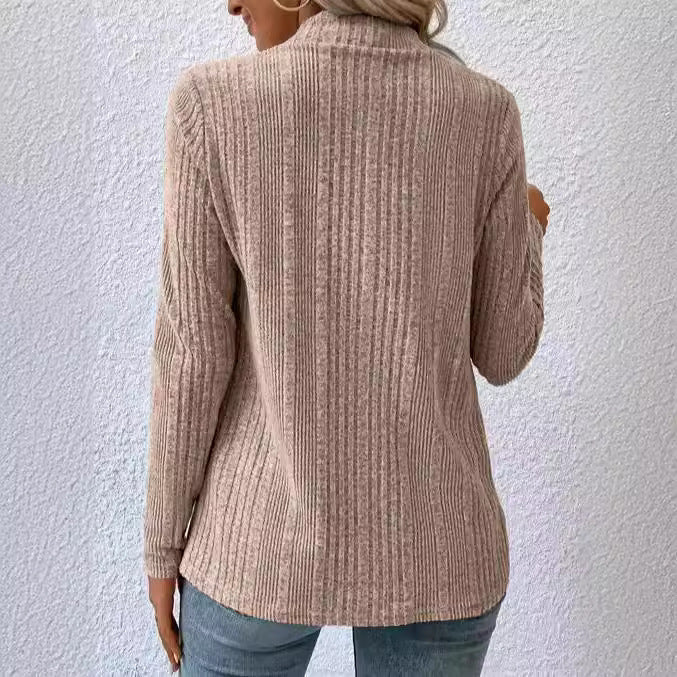 Dames cardigan confortable avec coupe décontractée et ourlet asymétrique Chic und Stil