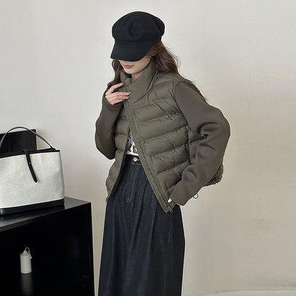 Dames gilet matelassé léger avec poches et coupe moderne Chic und Stil