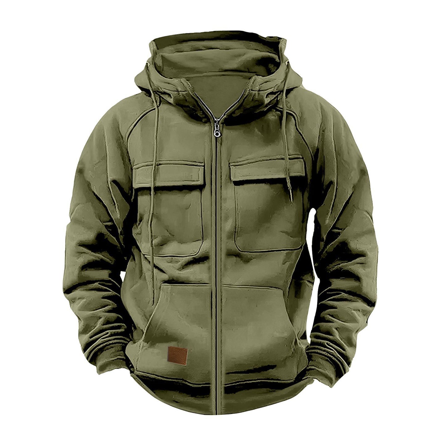 Functional jacket for men with hood and large pockets Chic and Style