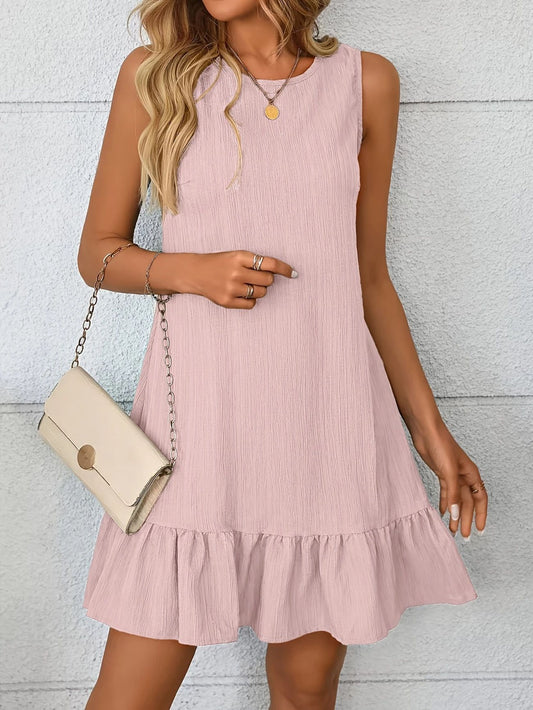 Robe mini à volants fluides pour femmes Chic und Stil