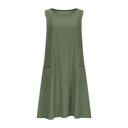 Robe shift sans manches Chic und Stil pour femmes