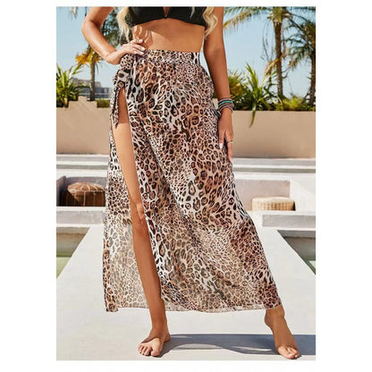 Jupe maxi en chiffon fendue pour femmes Chic und Stil