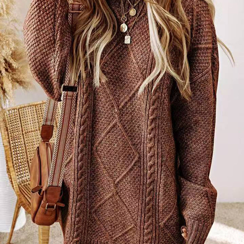 Femme Pull en tricot surdimensionné Chic und Stil
