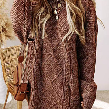 Femme Pull en tricot surdimensionné Chic und Stil