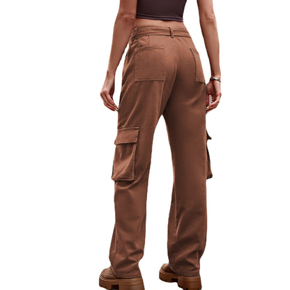 Women's cargo pants in a casual style with practical pockets and a high waist Chic und Stil