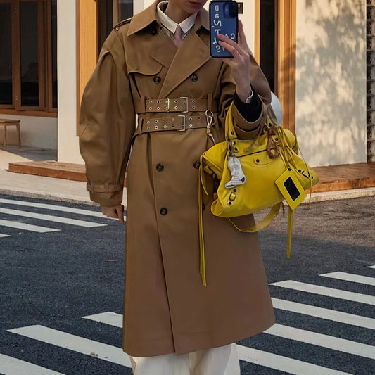 Dames imperméable trench-coat avec ceinture à la taille Chic und Stil