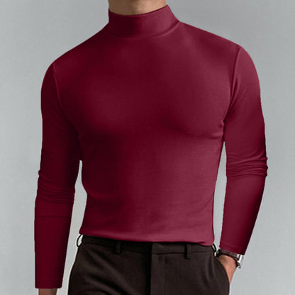 Pull-over à col roulé pour hommes en matériaux confortables et élastiques Chic und Stil