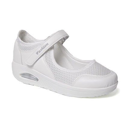 Baskets Slip-On Confortables pour Femmes avec Structure en Maille Respirante Chic und Stil