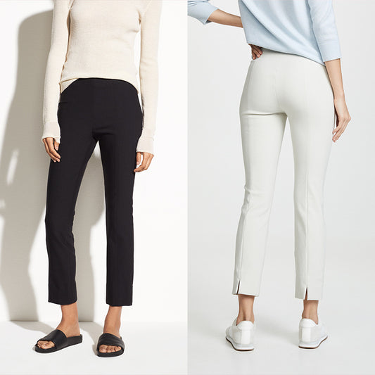 Pantalon taille haute ajusté pour femme Chic und Stil