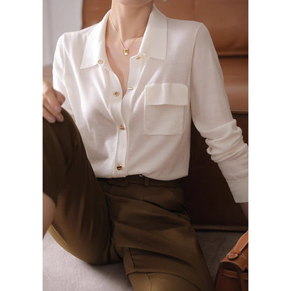 Blouse chic pour femmes avec détail de poche Chic und Stil