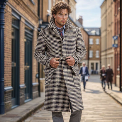 Classic wool coat for men Chic and Style
