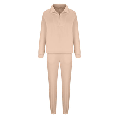 Ensemble de pulls sports pour femmes avec col montant Chic und Stil