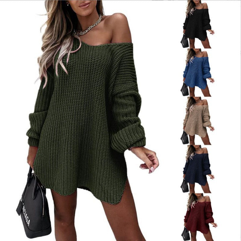 Robe en tricot surdimensionnée pour femmes Chic und Stil