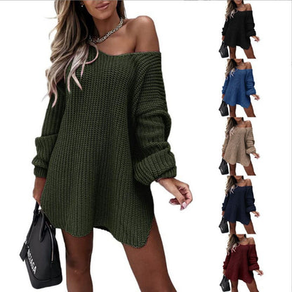 Robe en tricot surdimensionnée pour femmes Chic und Stil