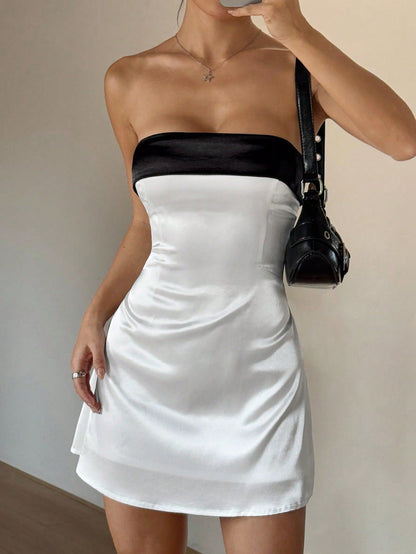 Chemisier pour femmes en style cocktail avec décolleté bandeau élégant Chic und Stil