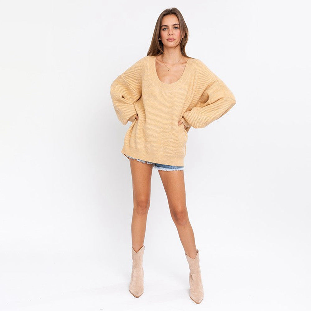 Pull en grosse maille Chic und Stil pour femmes