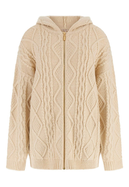 Dames cardigan avec capuche et fermeture éclair Chic und Stil
