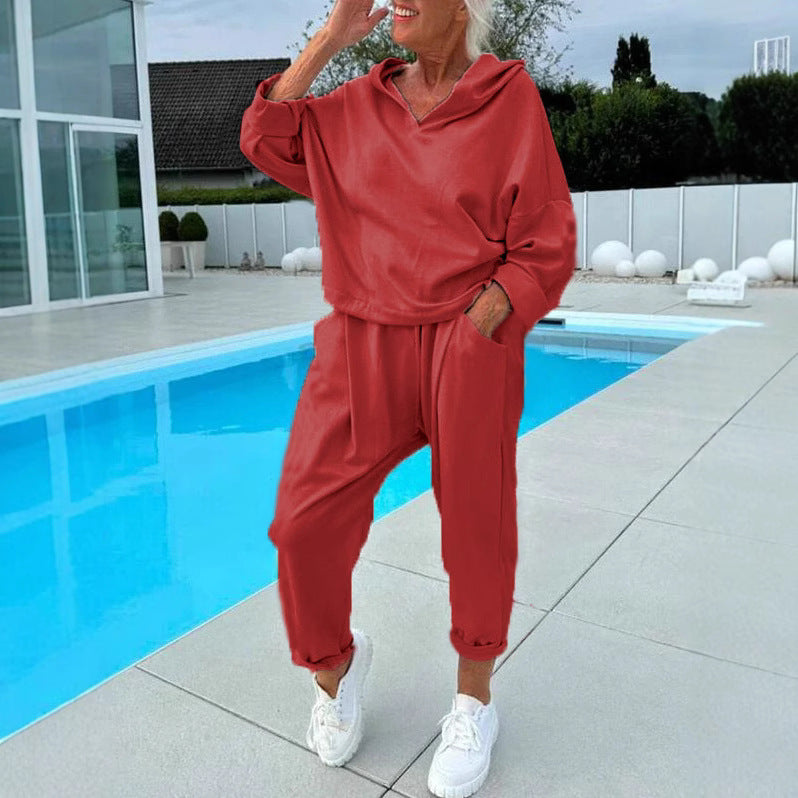 Chic and Stylish Women's Trendy Hoodie and Jogger Pants Set