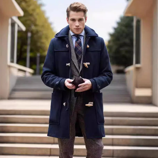 Elegant duffle coat for men with classic design Chic and Style