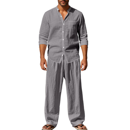 Hommes ensemble complet en lin léger Chic und Stil