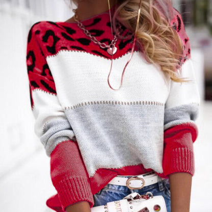 Pull en maille à motif avec imprimé animal et coupe décontractée Chic und Stil