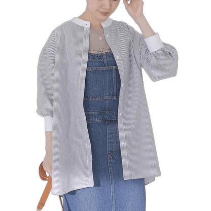 Chemise surdimensionnée à rayures pour femmes Chic und Stil