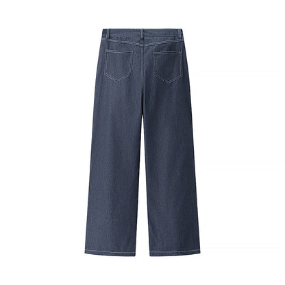 Loose denim pants for women with a high waist and classic cut Chic and Style
