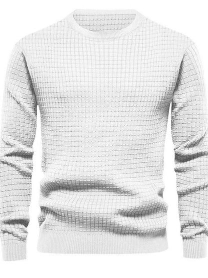 Pull en tricot pour hommes au design structuré Chic und Stil