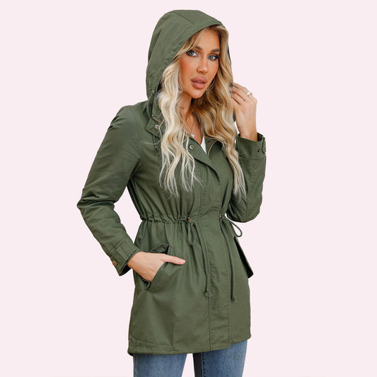 Functional jacket for women with adjustable waist and zipper Chic und Stil