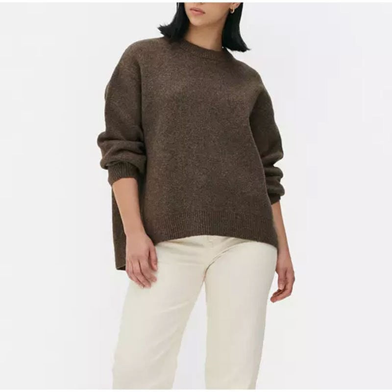Pull femme avec une coupe décontractée et des manches volumineuses Chic und Stil