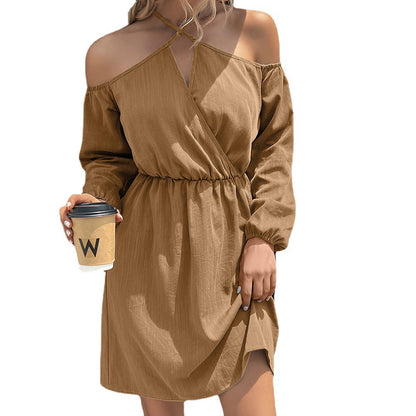 Robe portefeuille pour femmes avec décolleté dégagé et taille élégante Chic und Stil