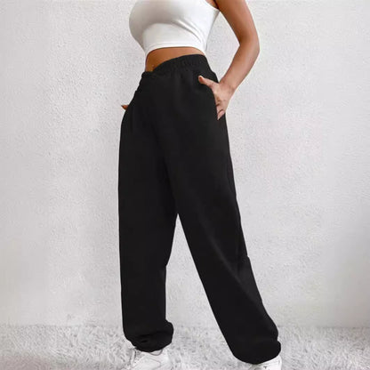 Ladies Comfortable Jogging Pants with an Elastic Waist and Practical Pockets Chic and Style