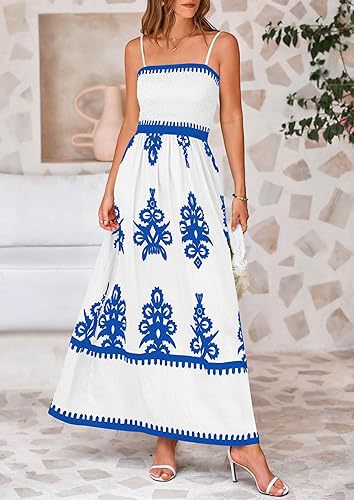 Robe maxi pour dames avec broderie artisanale élaborée Chic und Stil