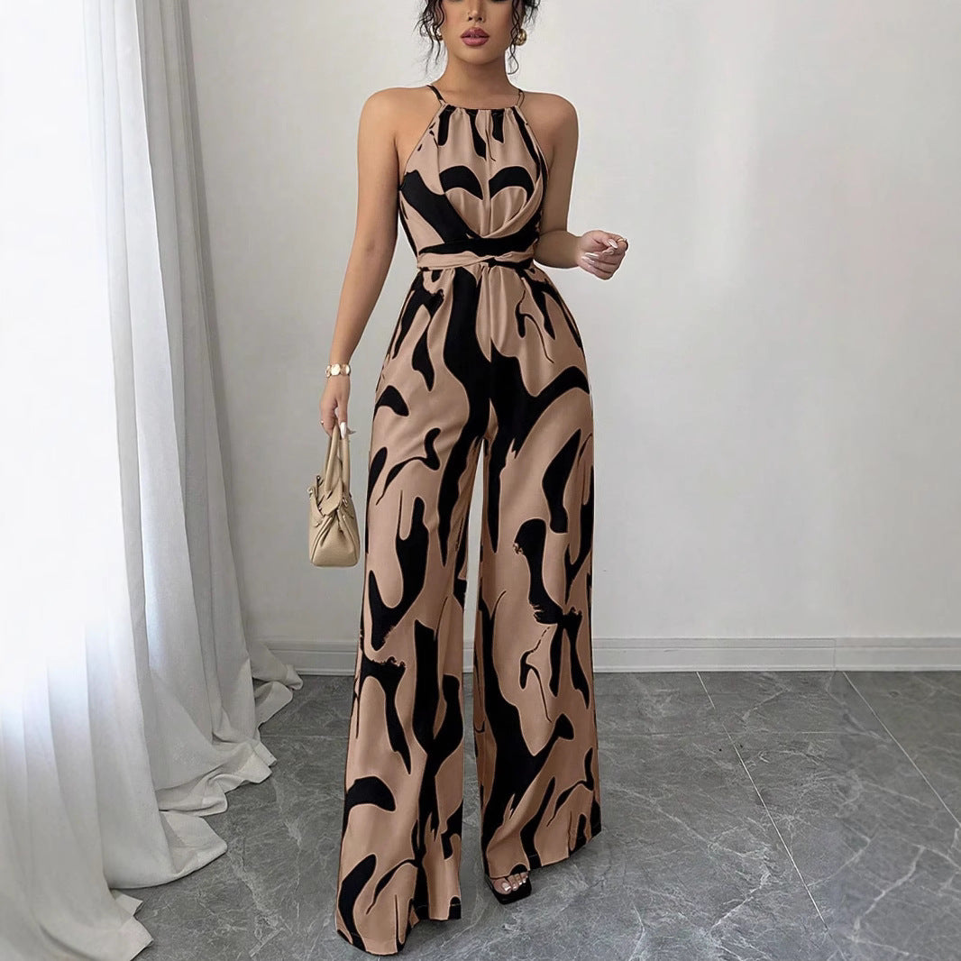 Dames Combinaison avec col haut et élégante drapé Chic und Stil