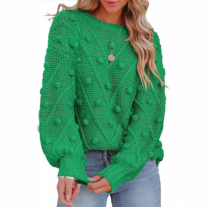 Pull en tricot stylé pour femmes avec motif 3D texturé Chic und Stil