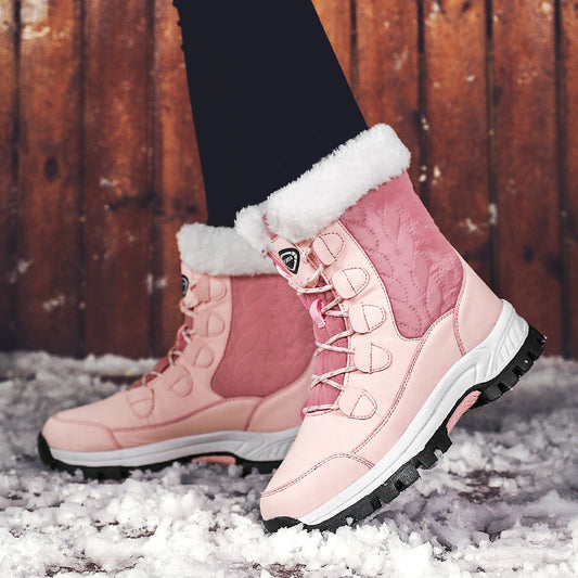 Bottes d'hiver pour femmes avec doublure isolée et semelle antidérapante Chic und Stil