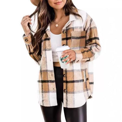 Dames Flaneljacke Chic und Stil