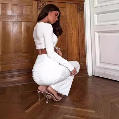 Dames Robe élégante avec haut ajusté et jupe évasée Chic und Stil
