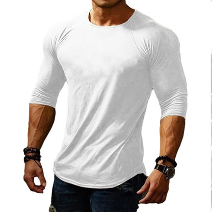 T-shirt à manches longues ajusté pour hommes avec confort de port élastique Chic und Stil